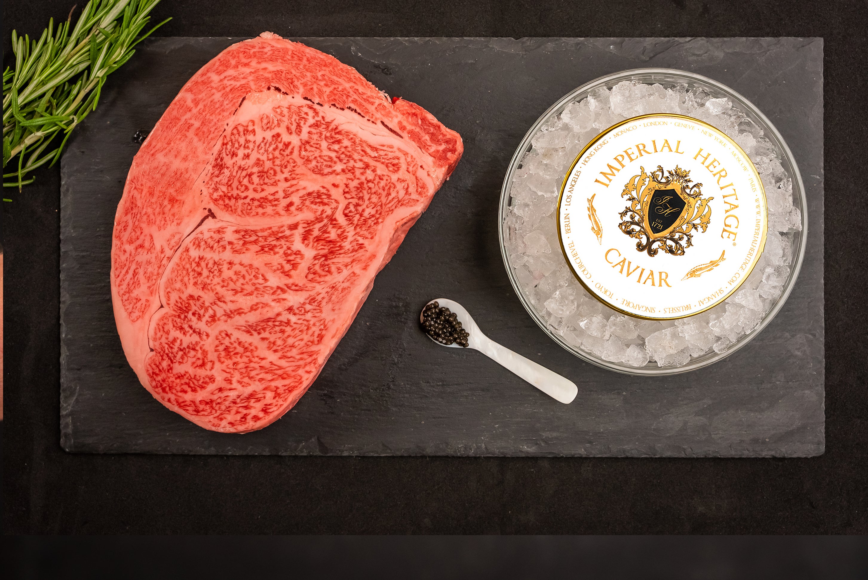 JAPANESE WAGYU BEEF A5 RIBEYE & OSSETRA CAVIAR BUNDLE – Bester Caviar
