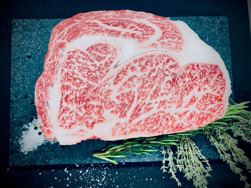 A5 Japanese Wagyu Ribeye Steak-A5 Grade 100% Wagyu Beef from Miyazaki,  Hokkaido, Kagoshima, Kobe Japan (12 oz)
