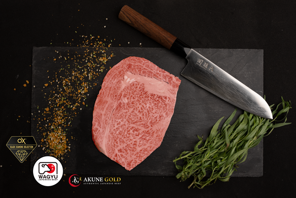 Japanese A5 Wagyu Akune Gold Beef Ribeye Steak
