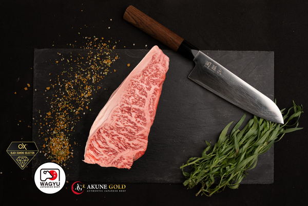 Japanese A5 Wagyu Akune Gold Beef Sirloin Steak