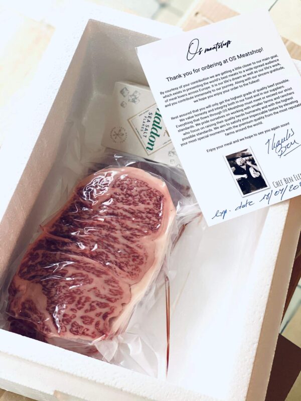 Japanese A5 Wagyu Kagoshima Sirloin Steak